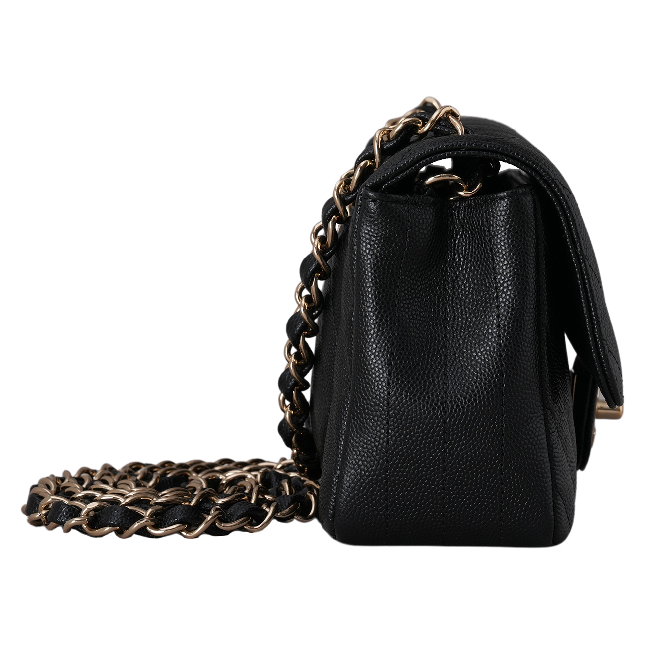 CHANEL(USED)샤넬 캐비어 쉐브론 클래식 뉴미니 크로스백