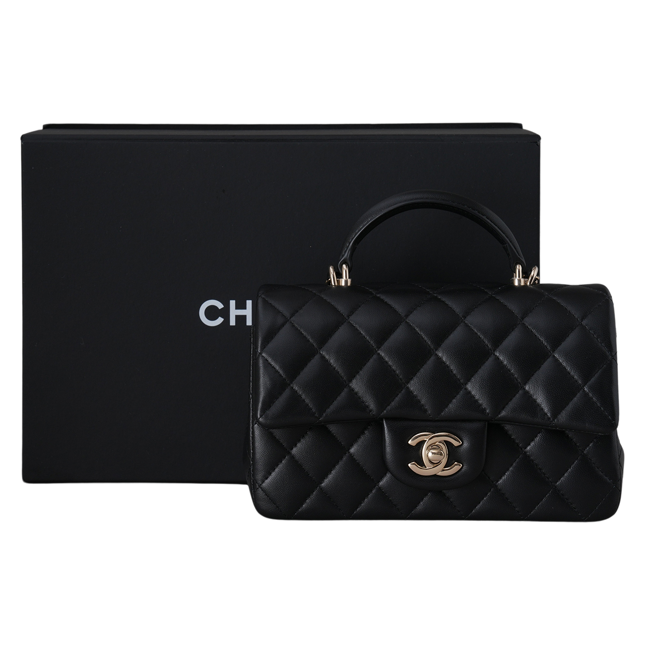CHANEL(USED)샤넬 클래식 뉴미니 탑핸들