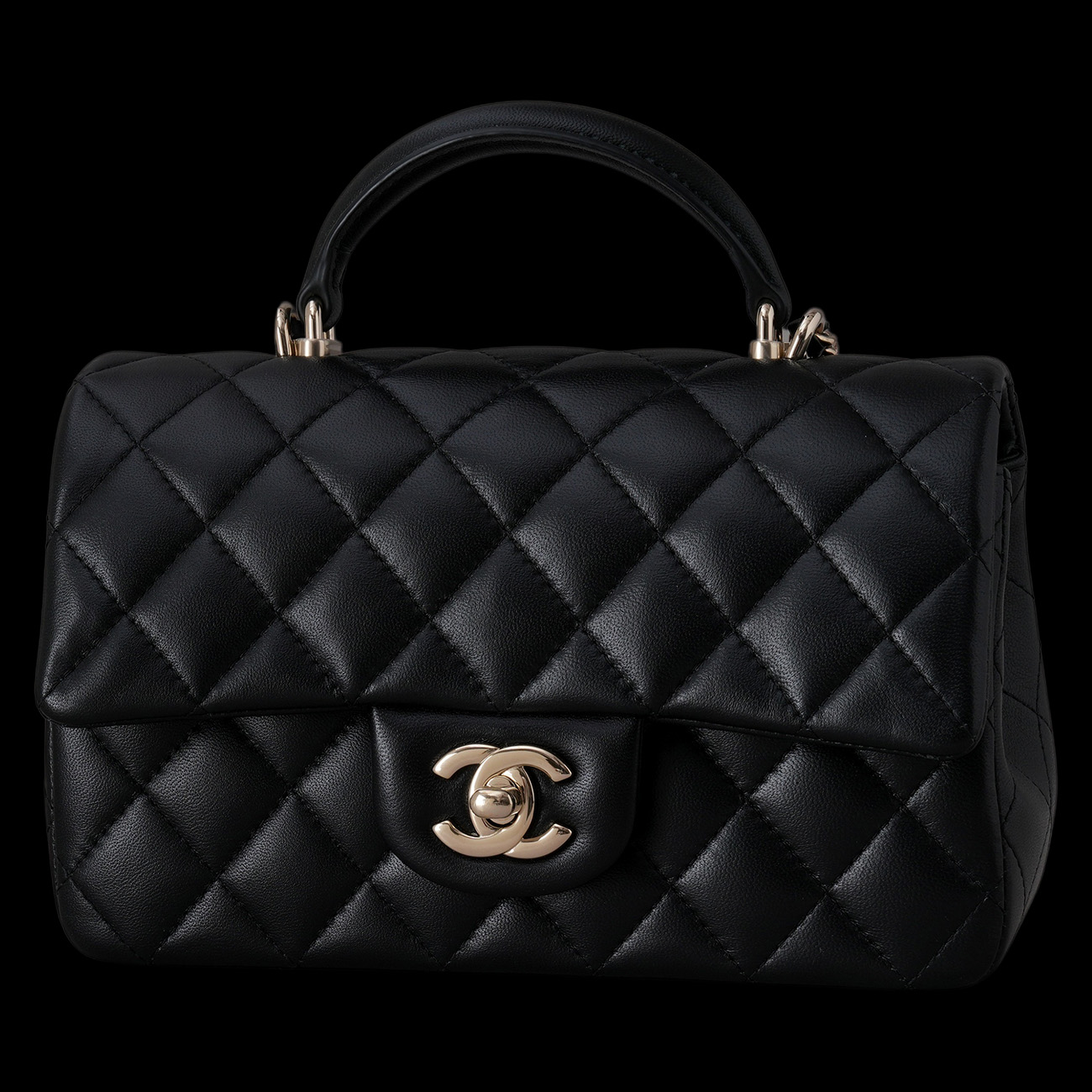 CHANEL(USED)샤넬 클래식 뉴미니 탑핸들