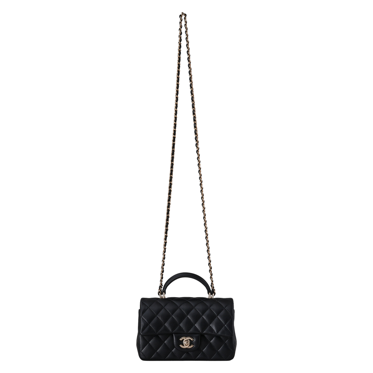 CHANEL(USED)샤넬 클래식 뉴미니 탑핸들