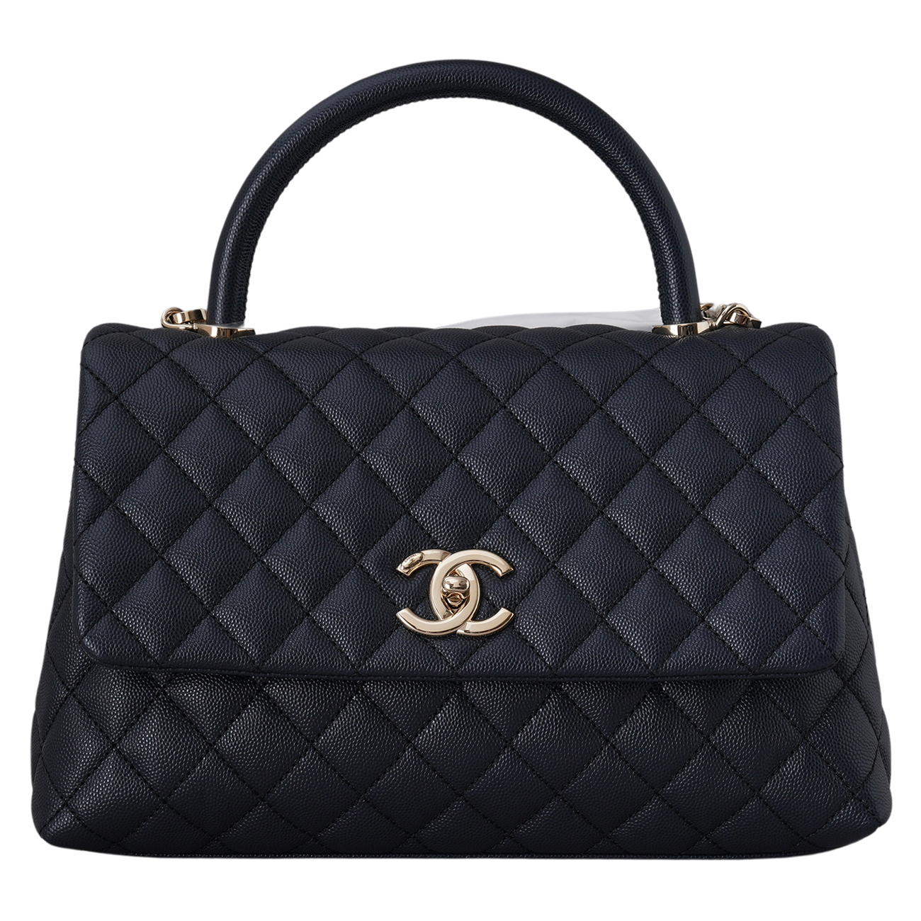 CHANEL(USED)샤넬 캐비어 코코핸들 미듐