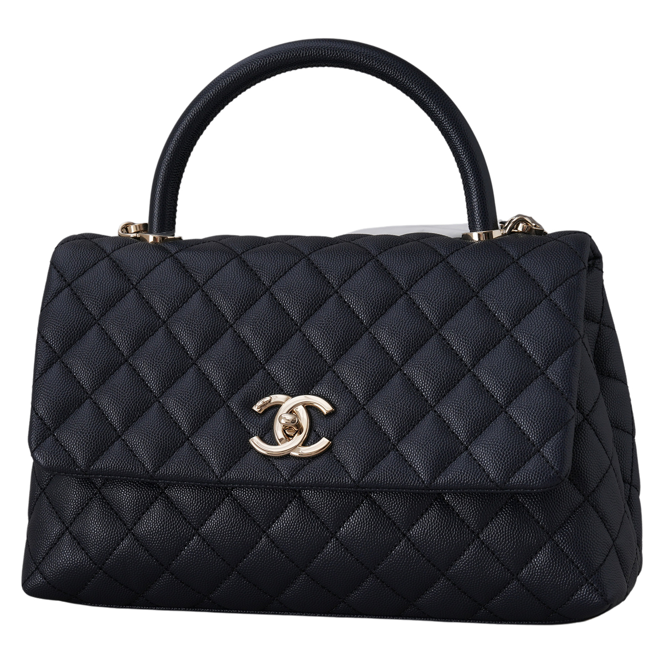 CHANEL(USED)샤넬 캐비어 코코핸들 미듐