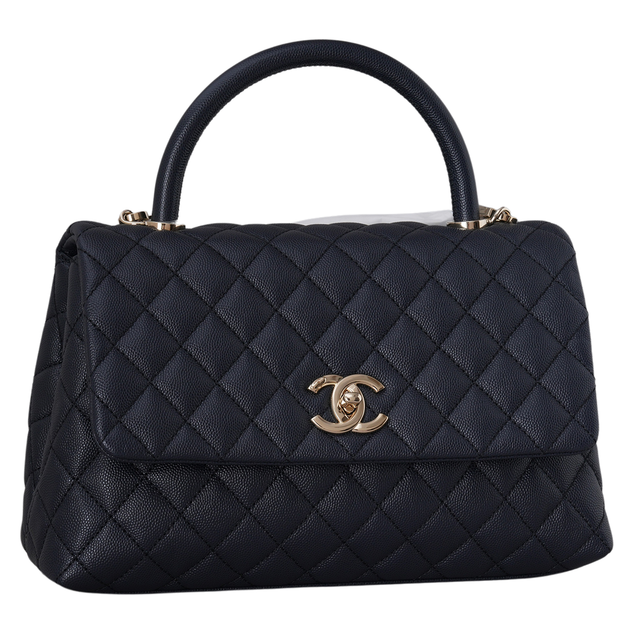 CHANEL(USED)샤넬 캐비어 코코핸들 미듐