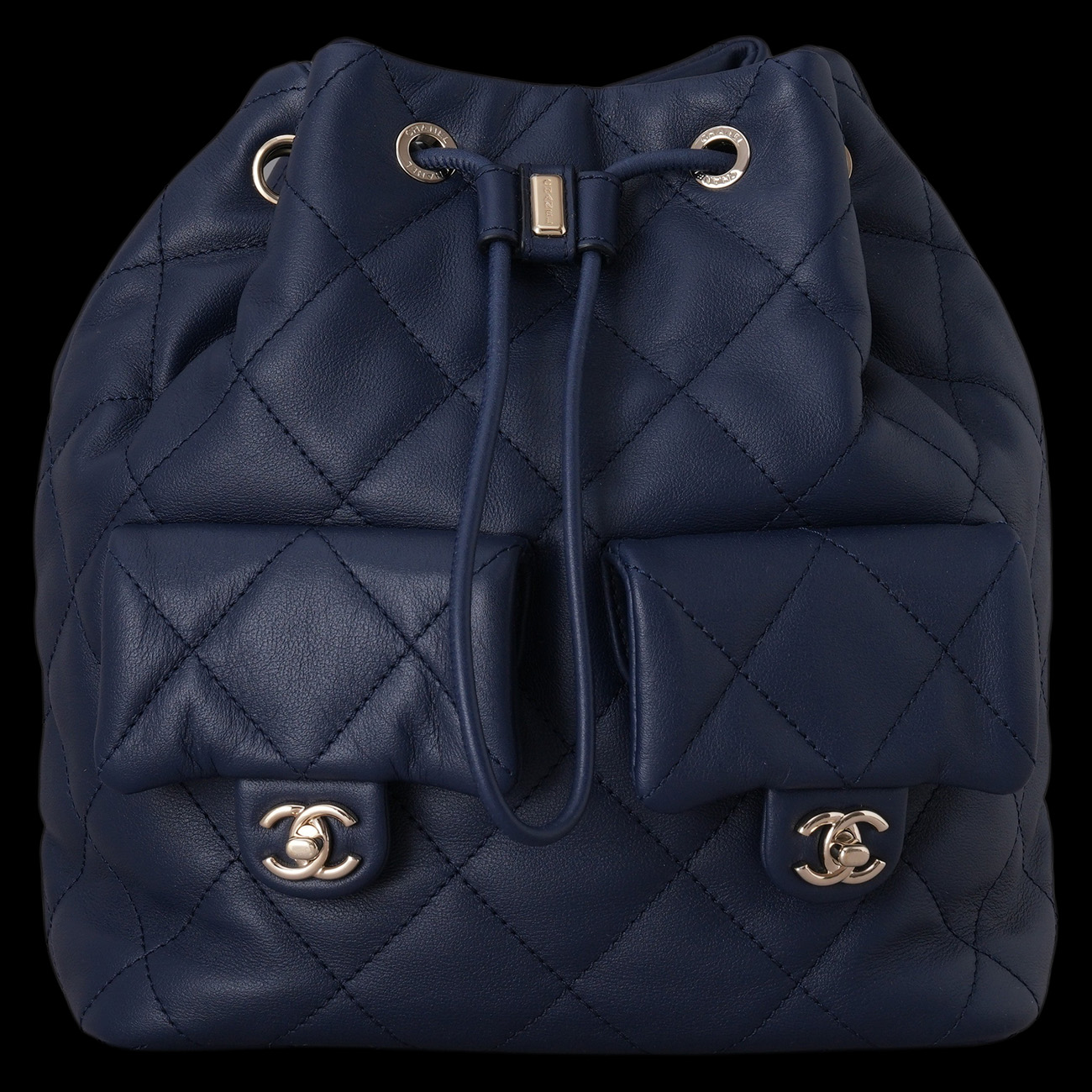 CHANEL(USED)샤넬 AS4342 투 포켓 드로스트링 백팩