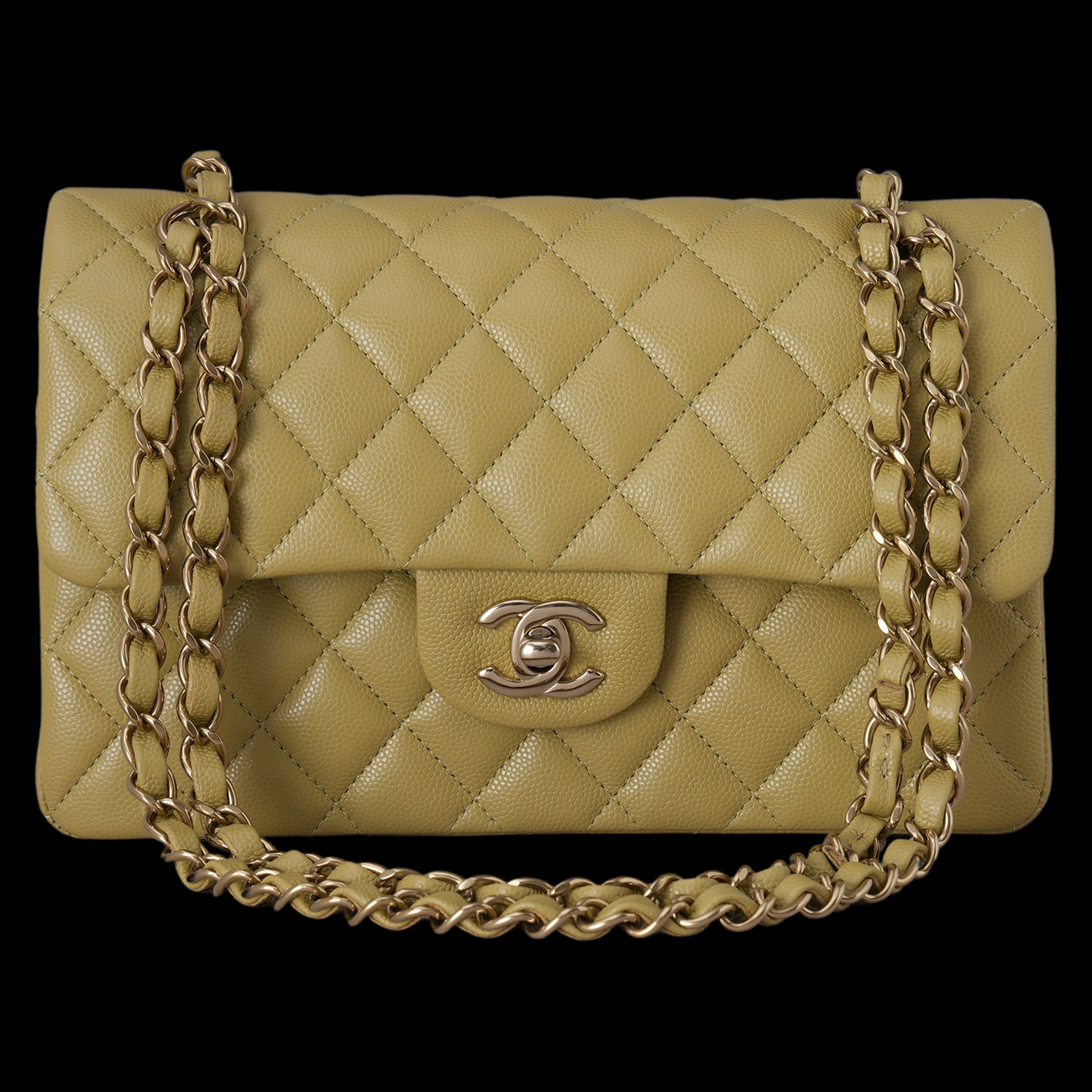 CHANEL(USED)샤넬 캐비어 클래식 스몰 플랩백