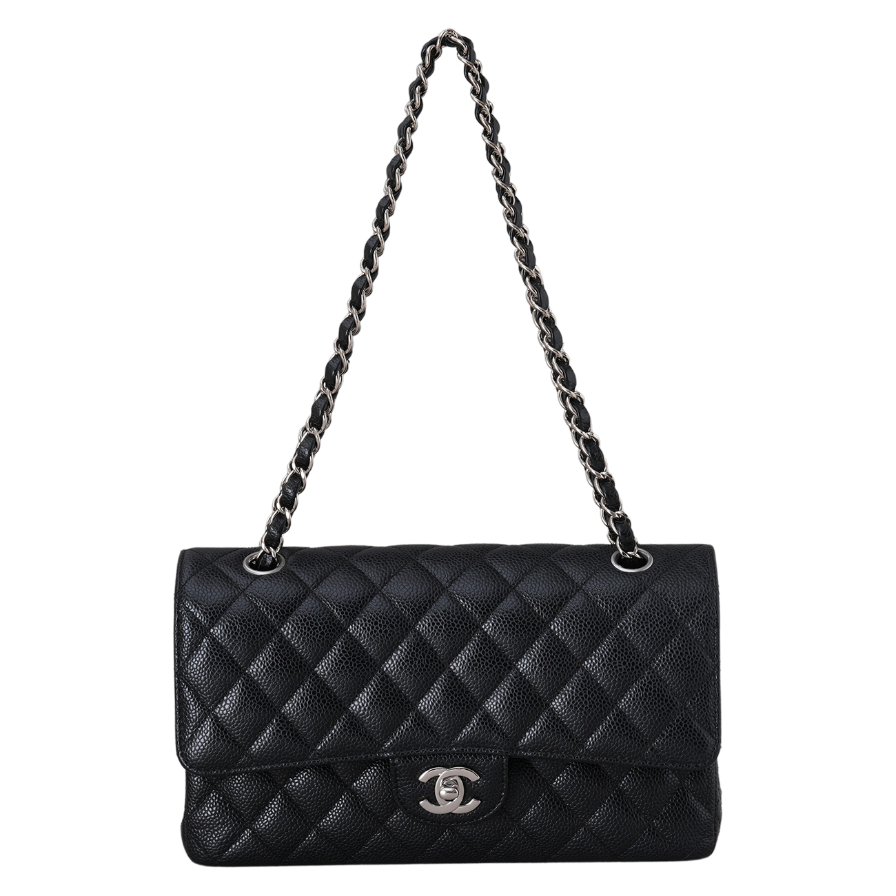 CHANEL(USED)샤넬 캐비어 클래식 미듐 플랩백
