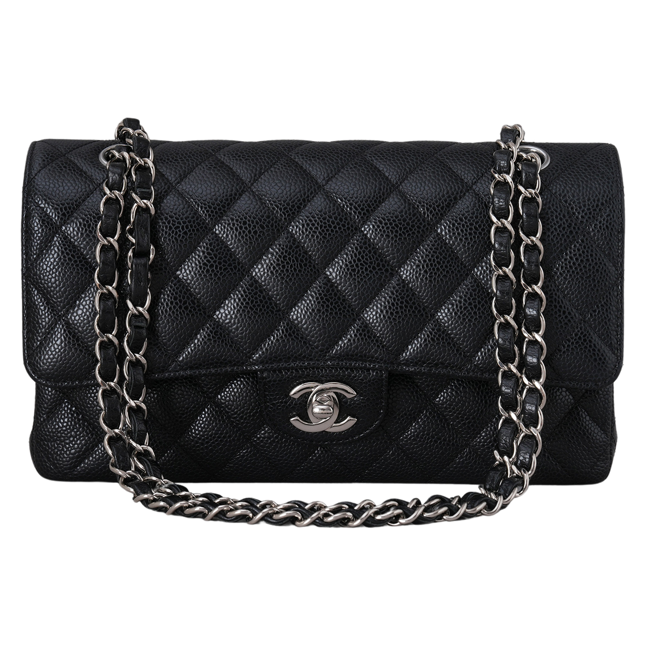 CHANEL(USED)샤넬 캐비어 클래식 미듐 플랩백