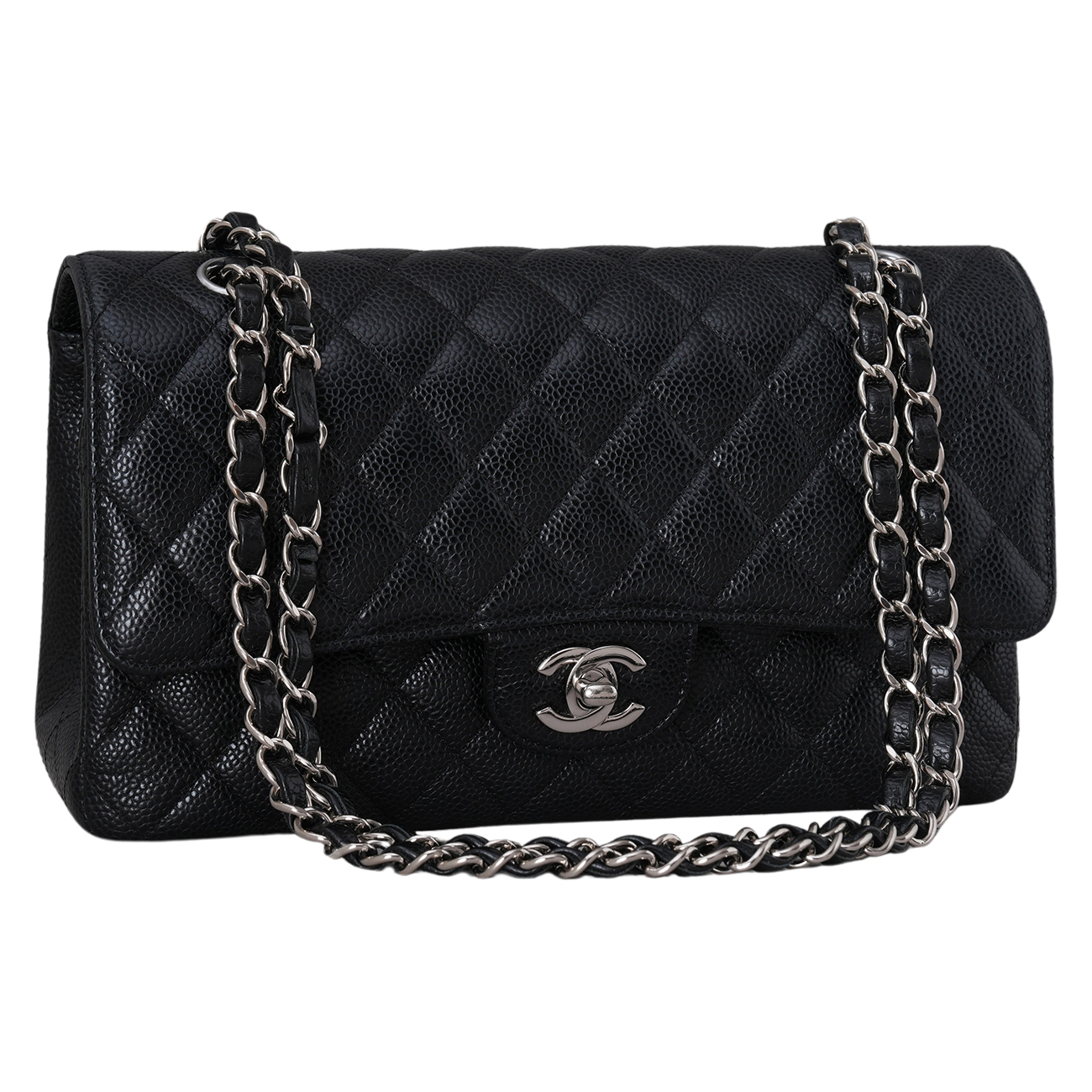 CHANEL(USED)샤넬 캐비어 클래식 미듐 플랩백