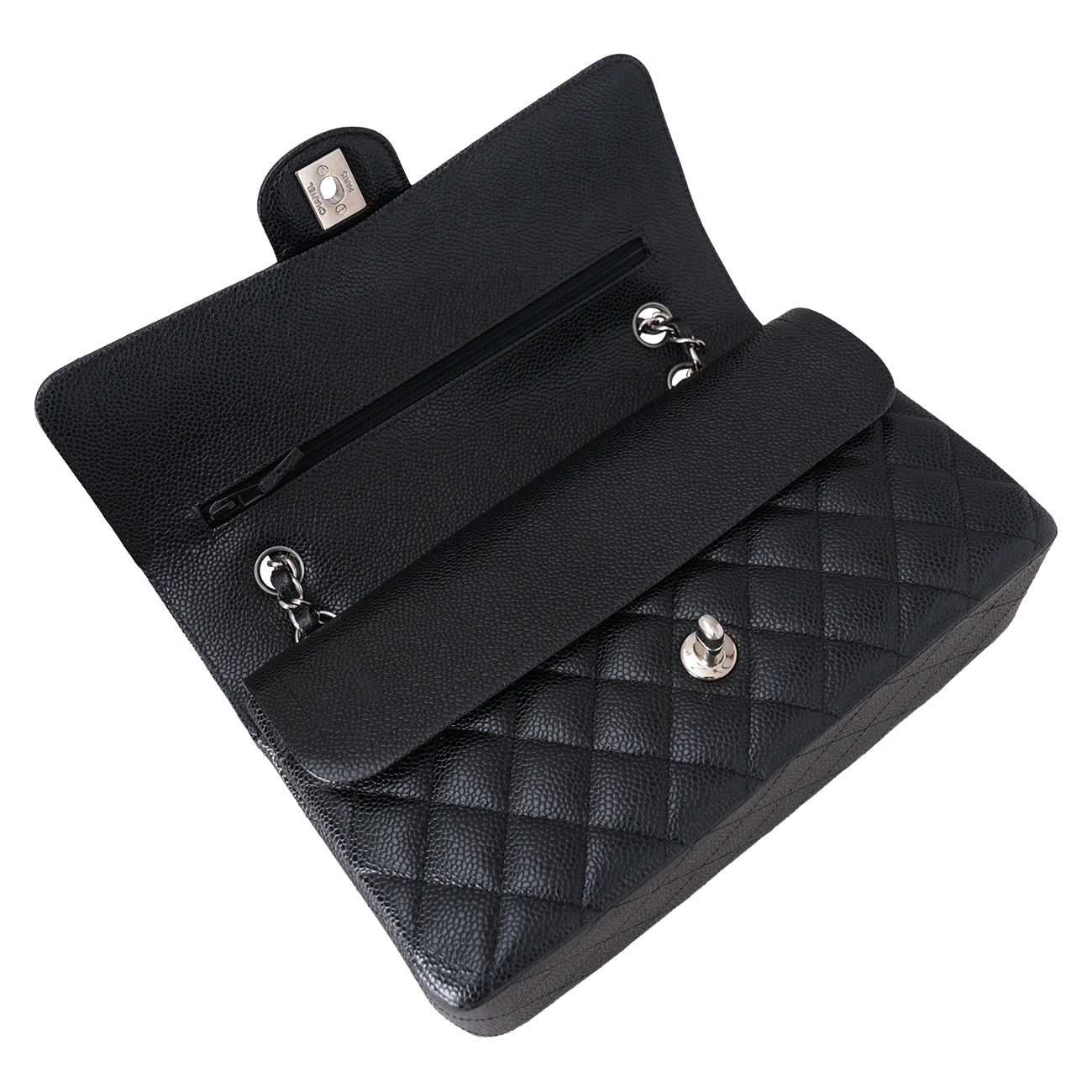 CHANEL(USED)샤넬 캐비어 클래식 미듐 플랩백
