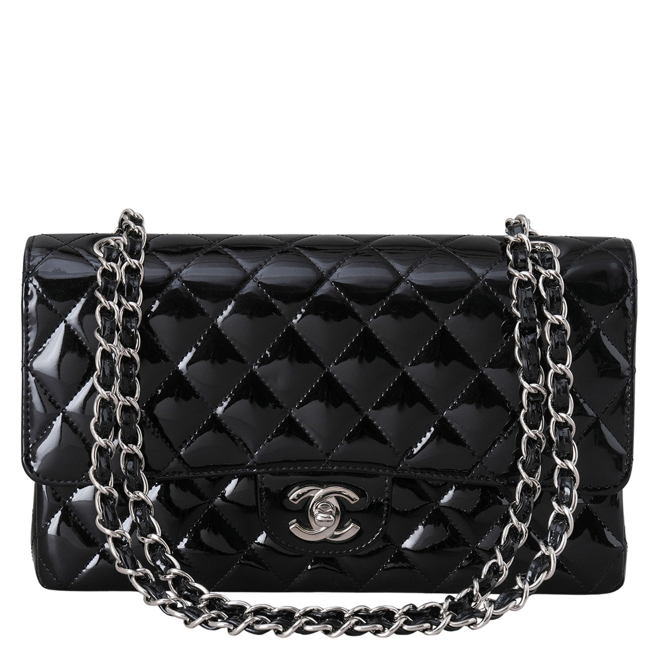 CHANEL(USED)샤넬 페이던트 클래식 미듐 플랩백