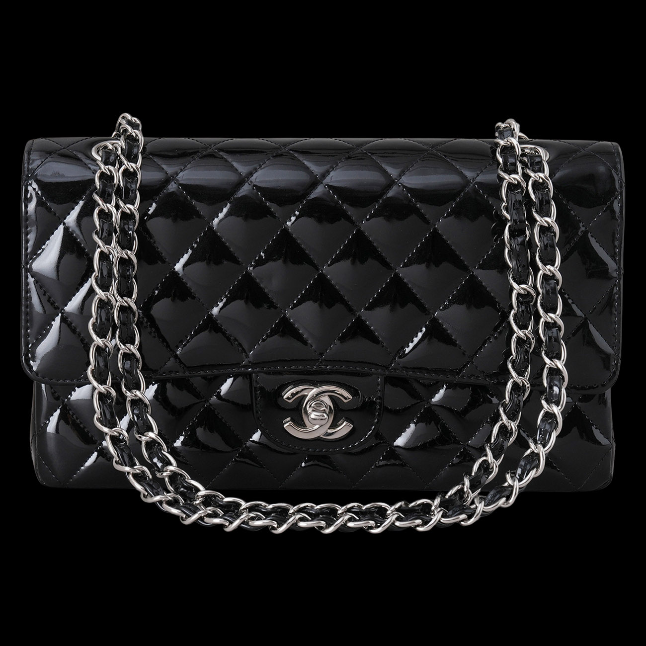 CHANEL(USED)샤넬 페이던트 클래식 미듐 플랩백