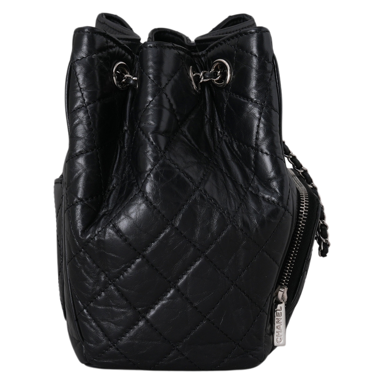 CHANEL(USED)샤넬 A57818 드로스트링 버킷백 블랙