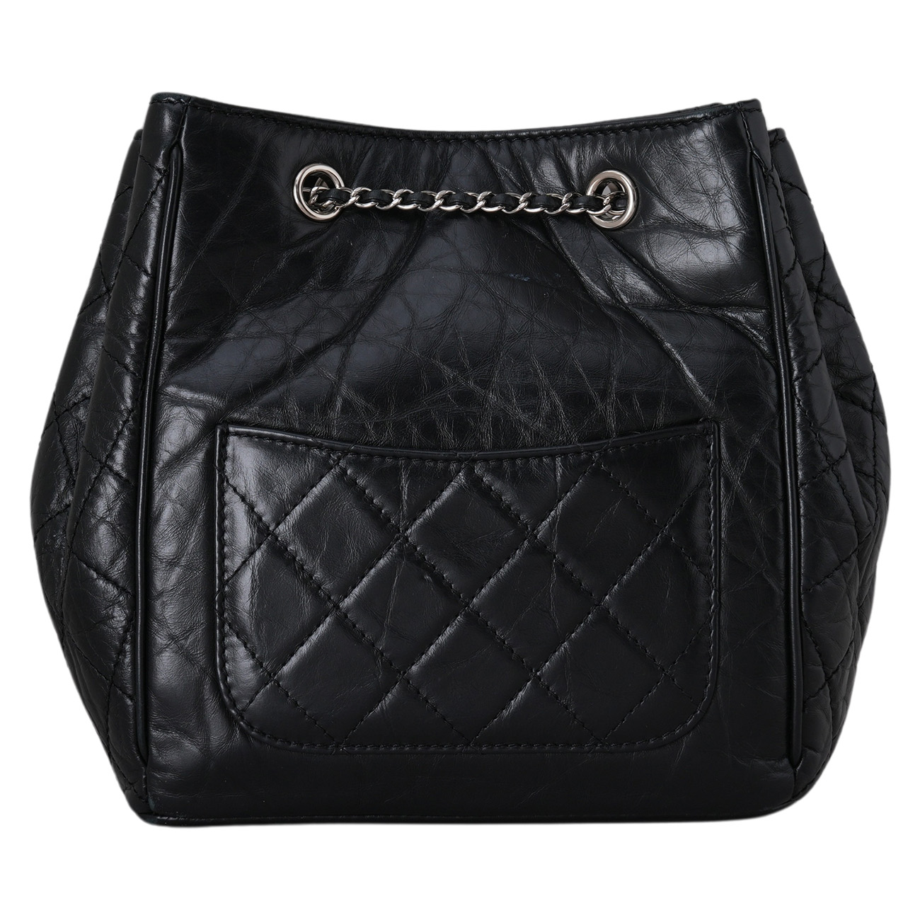 CHANEL(USED)샤넬 A57818 드로스트링 버킷백 블랙