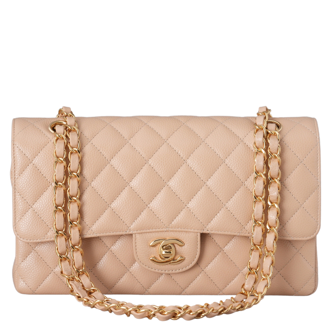 CHANEL(USED)샤넬 캐비어 클래식 미듐 플랩백