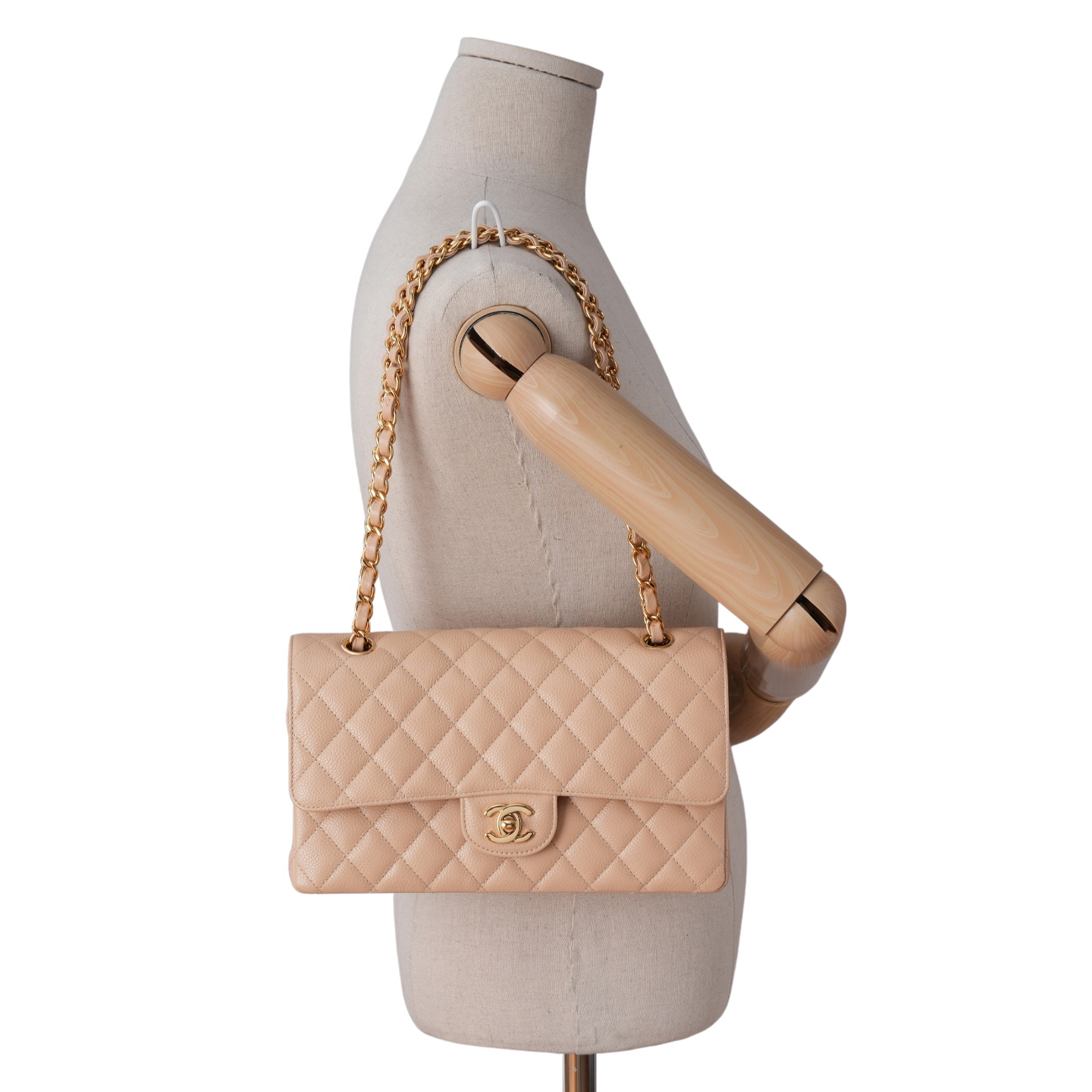 CHANEL(USED)샤넬 캐비어 클래식 미듐 플랩백
