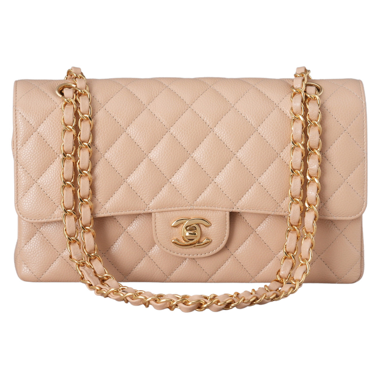 CHANEL(USED)샤넬 캐비어 클래식 미듐 플랩백