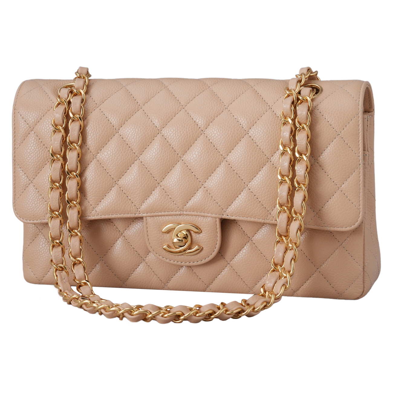 CHANEL(USED)샤넬 캐비어 클래식 미듐 플랩백