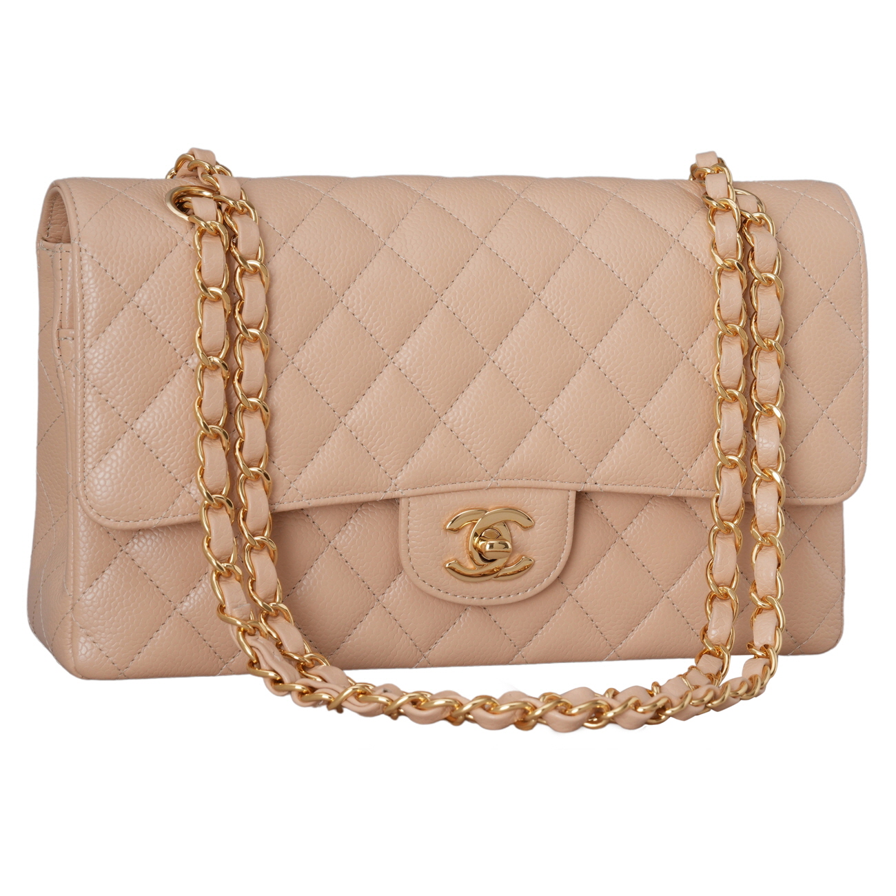 CHANEL(USED)샤넬 캐비어 클래식 미듐 플랩백