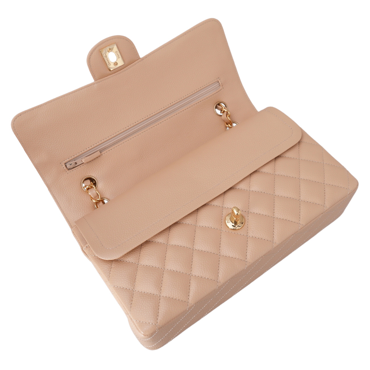 CHANEL(USED)샤넬 캐비어 클래식 미듐 플랩백