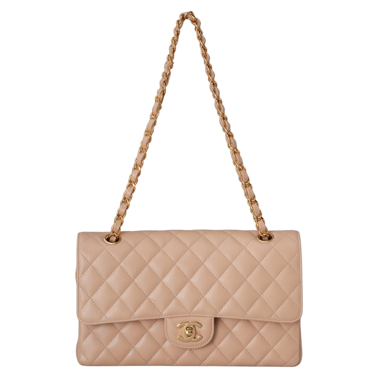 CHANEL(USED)샤넬 캐비어 클래식 미듐 플랩백