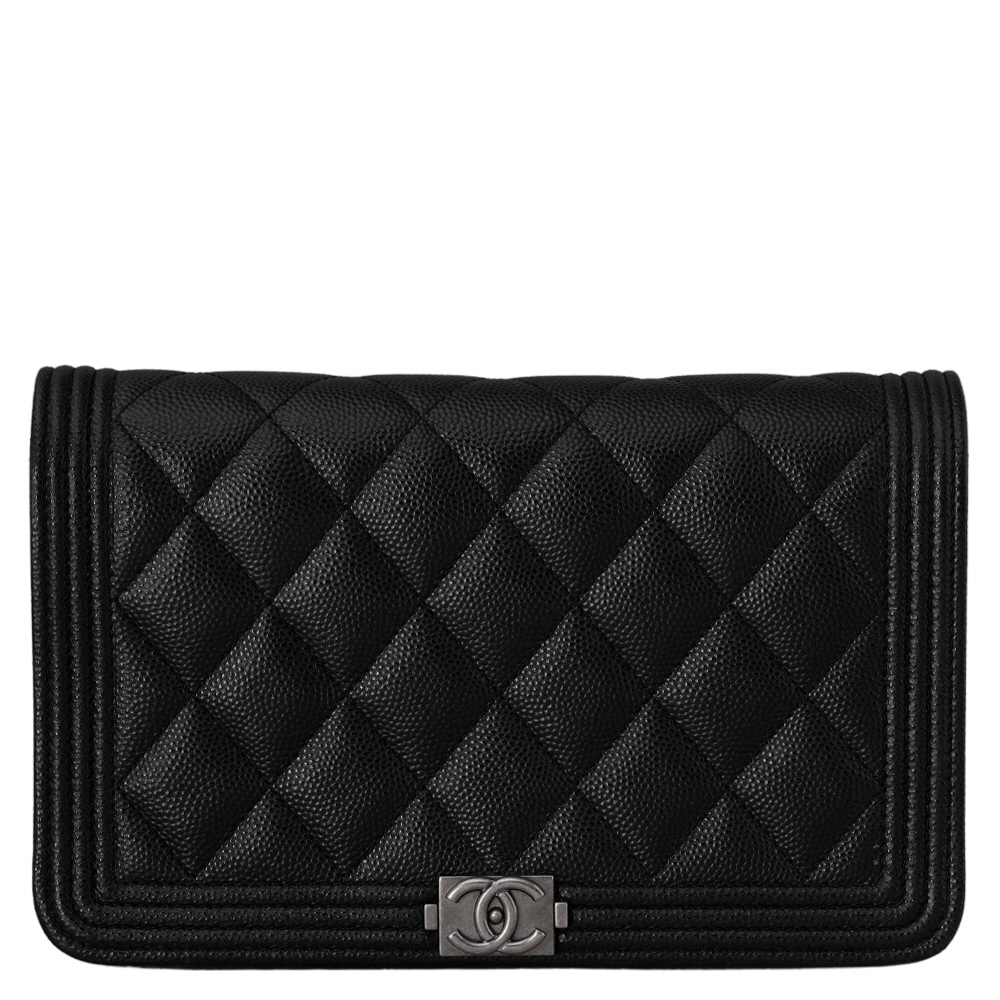 CHANEL(USED)샤넬 캐비어 보이샤넬 WOC