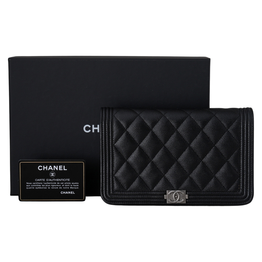 CHANEL(USED)샤넬 캐비어 보이샤넬 WOC