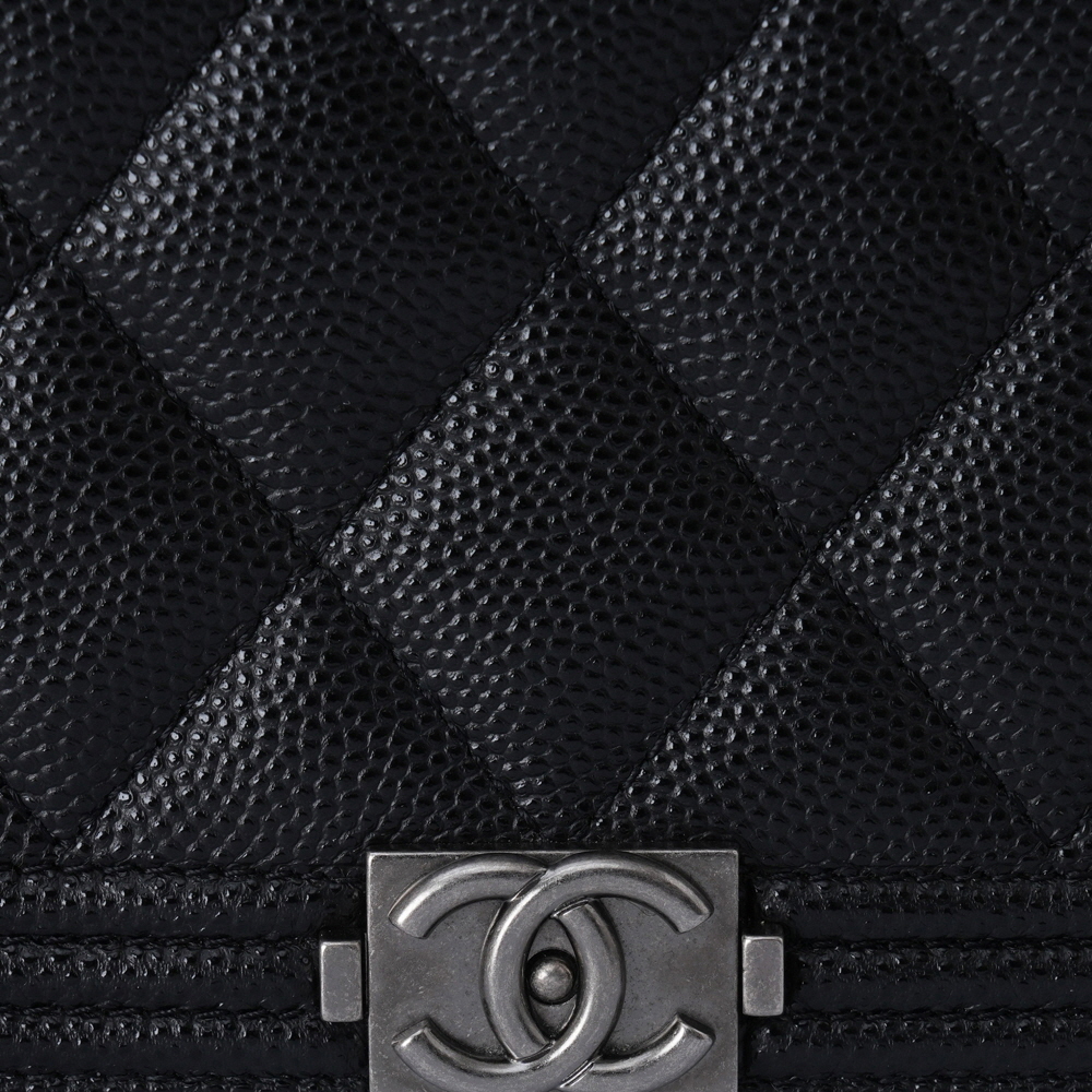 CHANEL(USED)샤넬 캐비어 보이샤넬 WOC