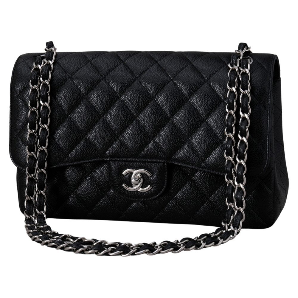 CHANEL(USED)샤넬 A58600 캐비어 클래식 라지 플랩백