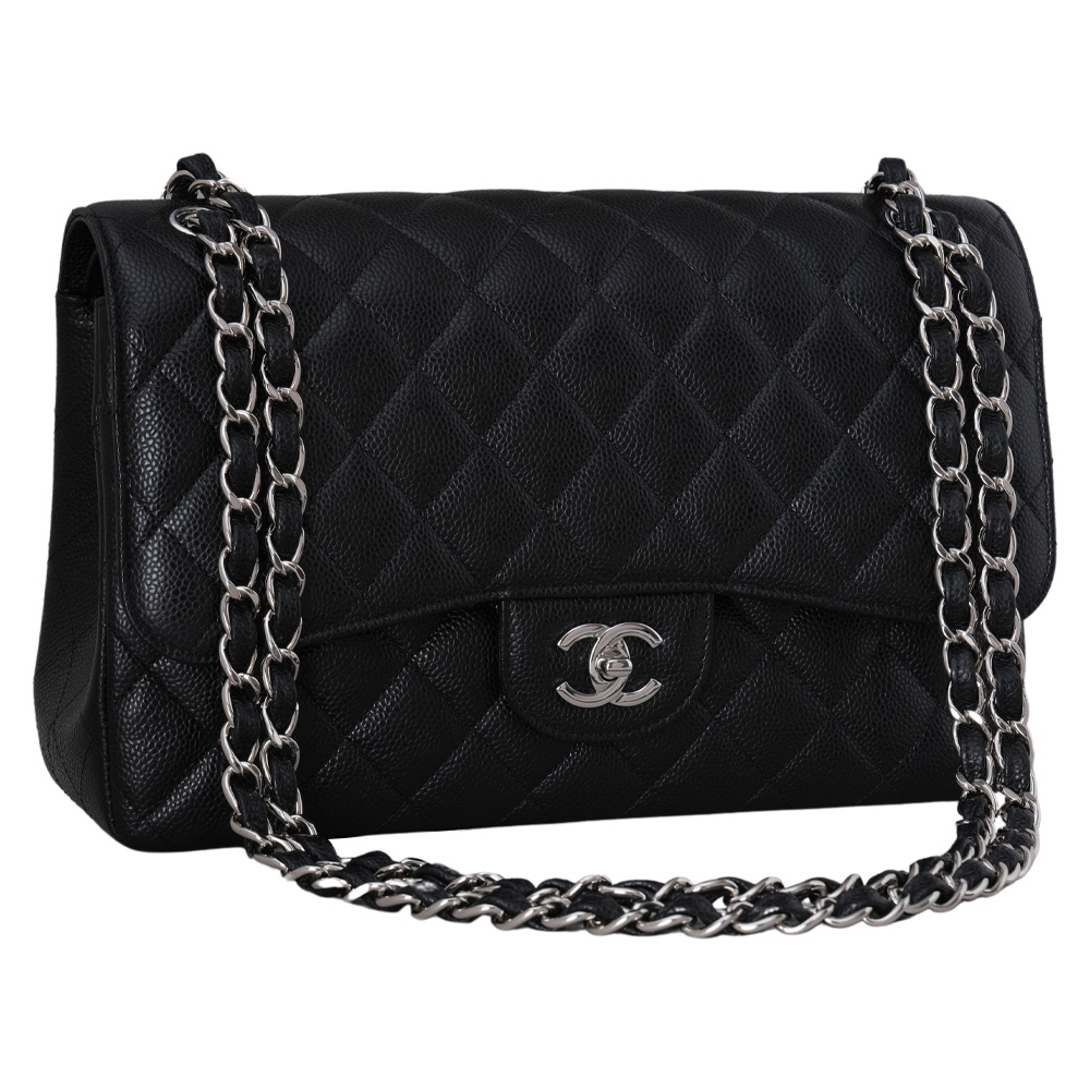 CHANEL(USED)샤넬 A58600 캐비어 클래식 라지 플랩백