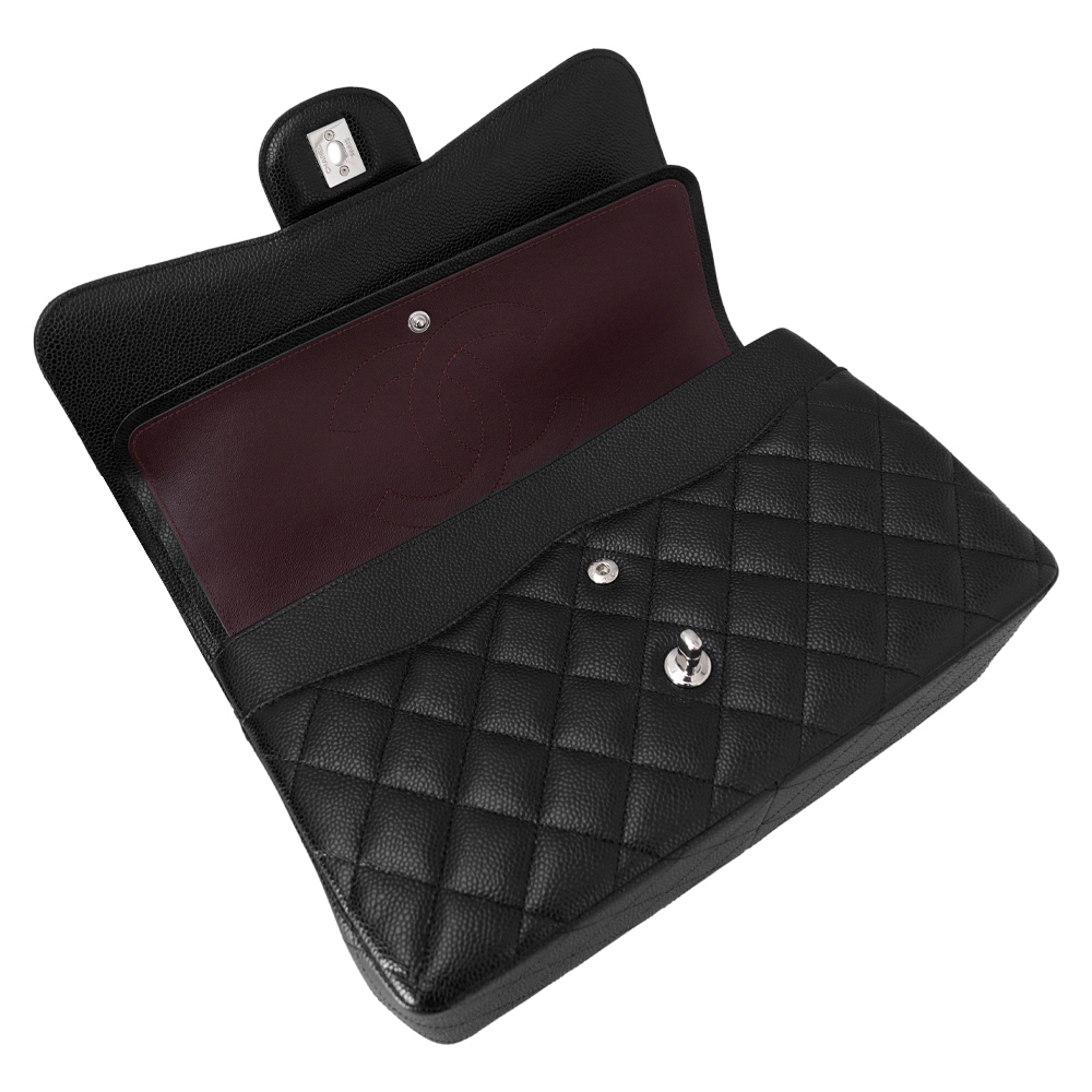 CHANEL(USED)샤넬 A58600 캐비어 클래식 라지 플랩백