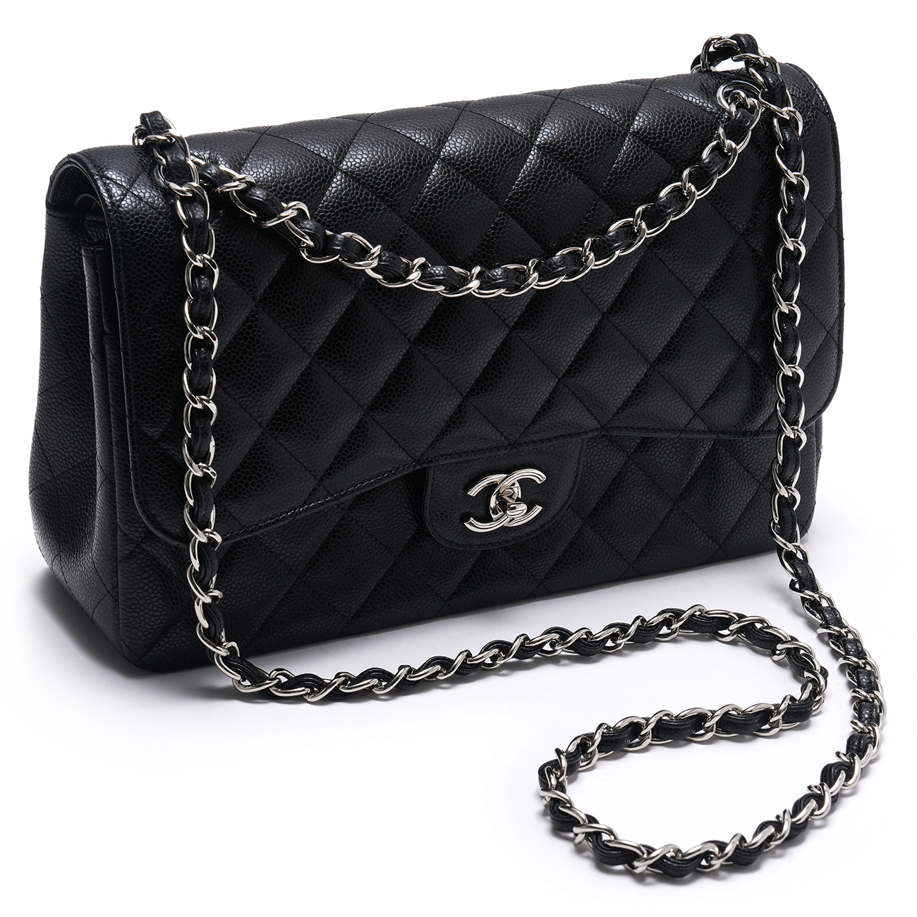 CHANEL(USED)샤넬 캐비어 클래식 라지 플랩백