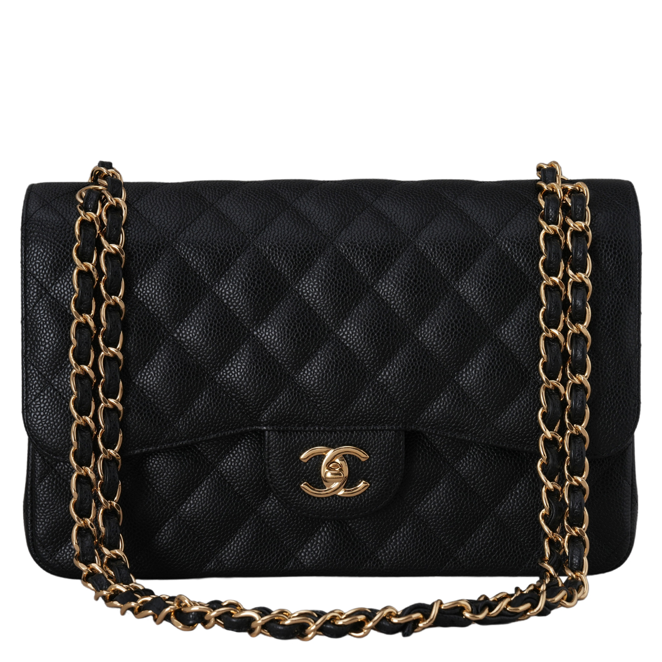 CHANEL(USED)샤넬 캐비어 클래식 점보 플랩백