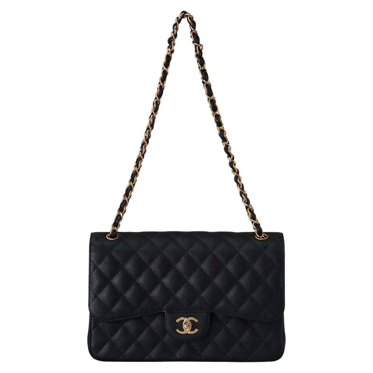 CHANEL(USED)샤넬 캐비어 클래식 점보 플랩백