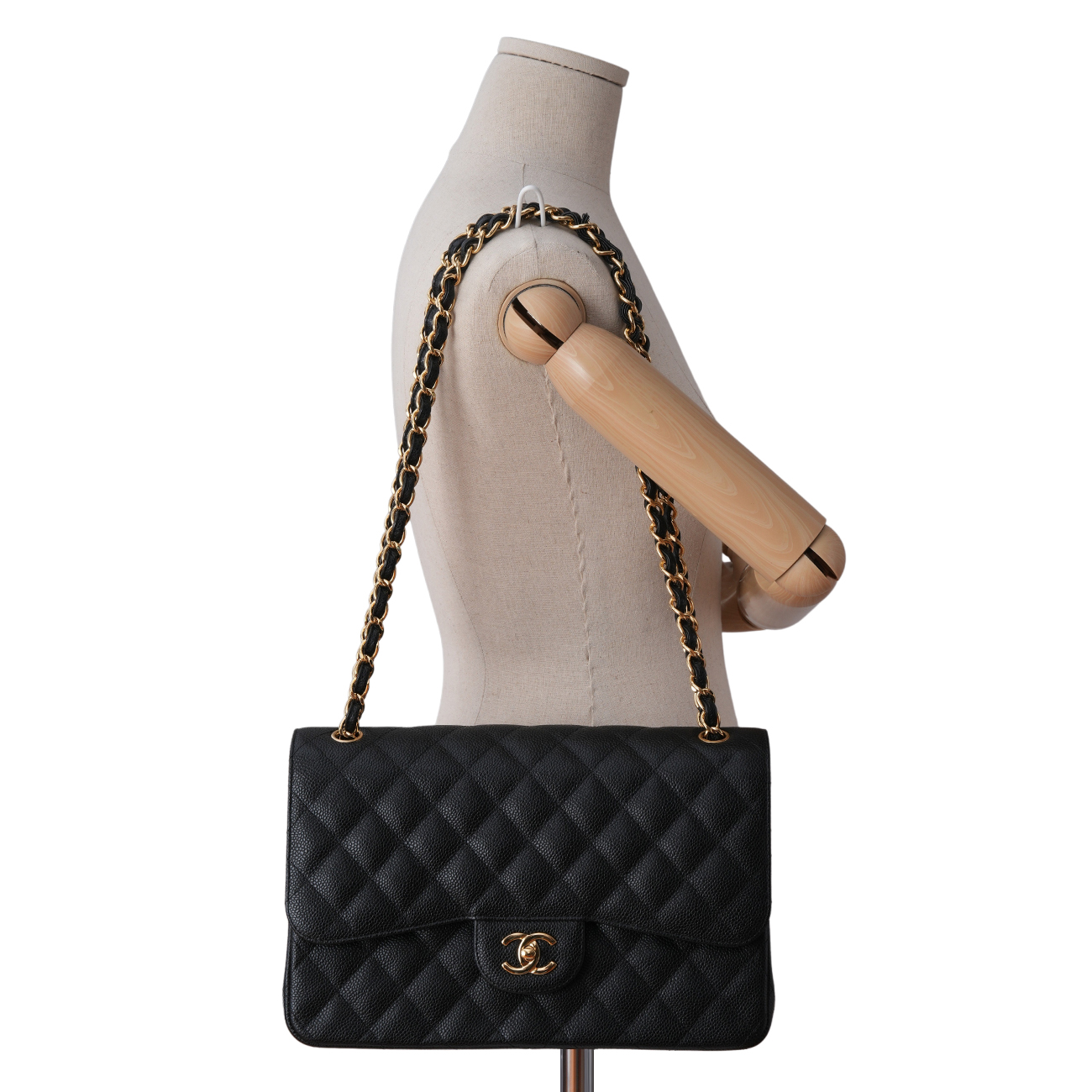 CHANEL(USED)샤넬 캐비어 클래식 점보 플랩백