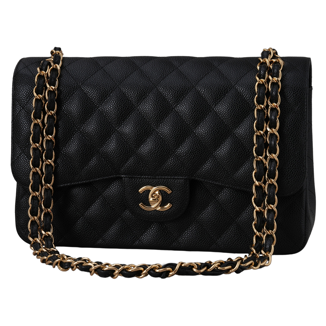 CHANEL(USED)샤넬 캐비어 클래식 점보 플랩백