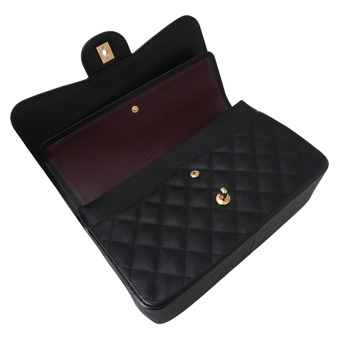 CHANEL(USED)샤넬 캐비어 클래식 점보 플랩백