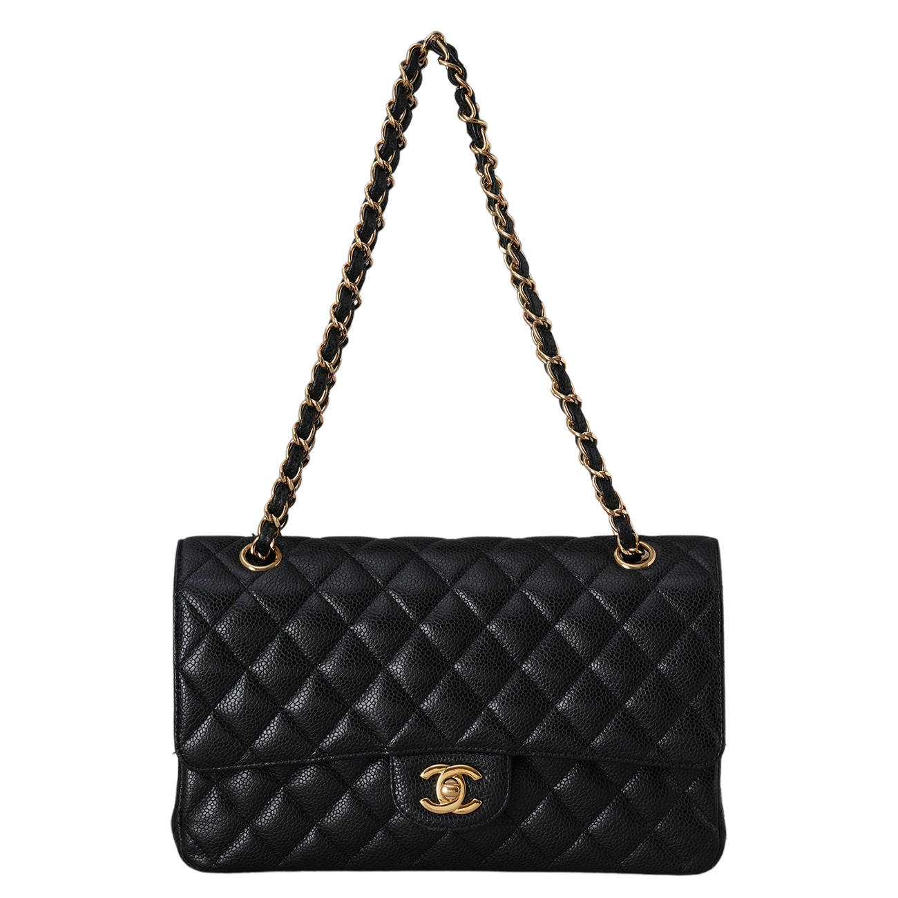 CHANEL(USED)샤넬 캐비어 클래식 미듐 플랩백