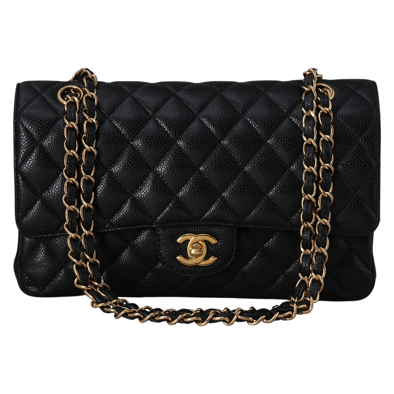 CHANEL(USED)샤넬 캐비어 클래식 미듐 플랩백