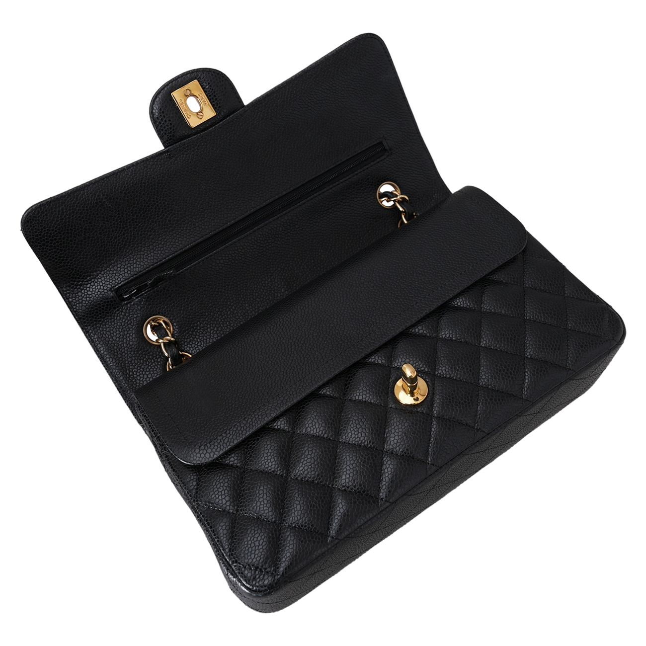 CHANEL(USED)샤넬 캐비어 클래식 미듐 플랩백
