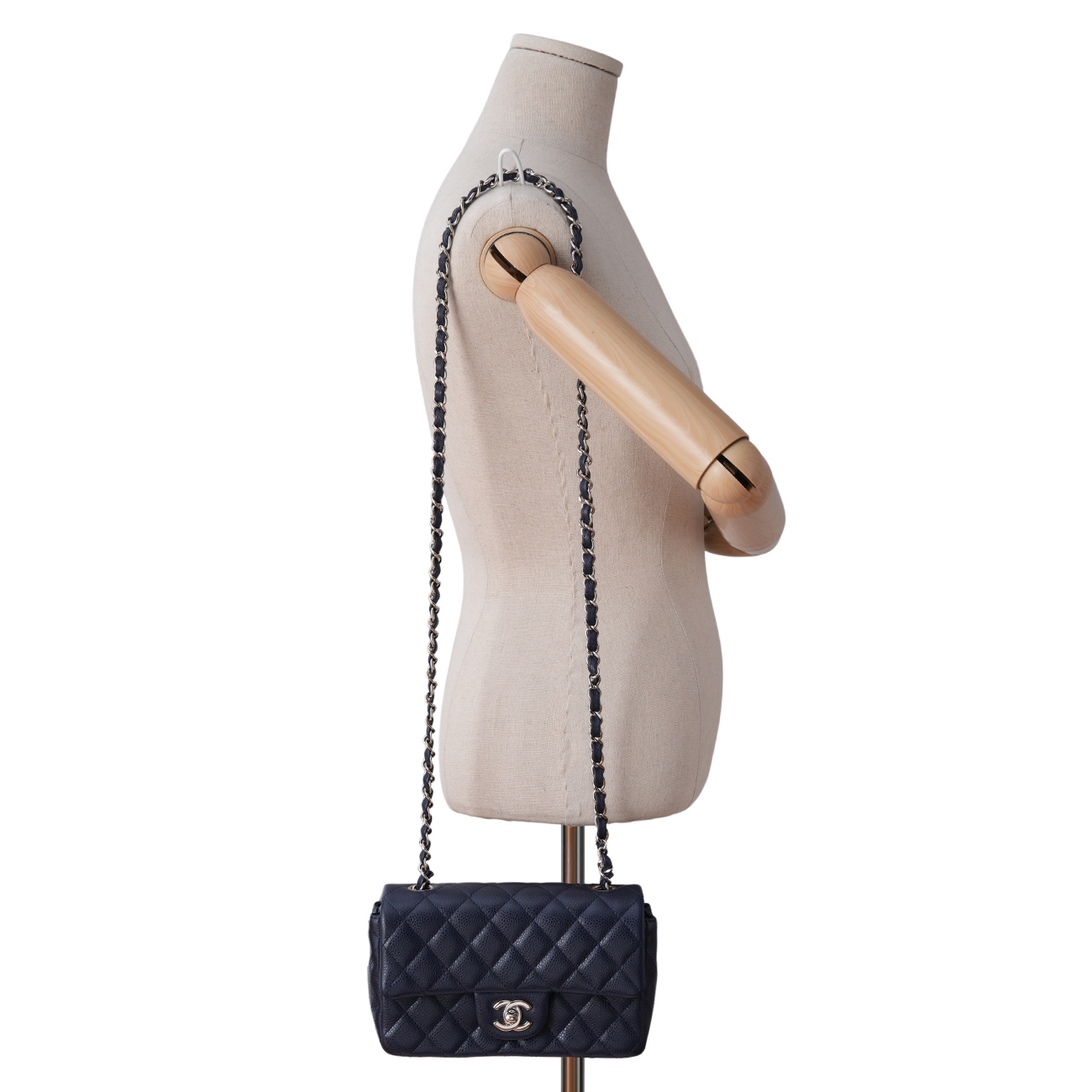CHANEL(USED)샤넬 캐비어 클래식 뉴미니 크로스백