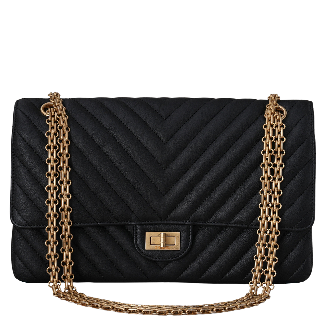 CHANEL(USED)샤넬 2.55 빈티지 쉐브론 클래식27.5