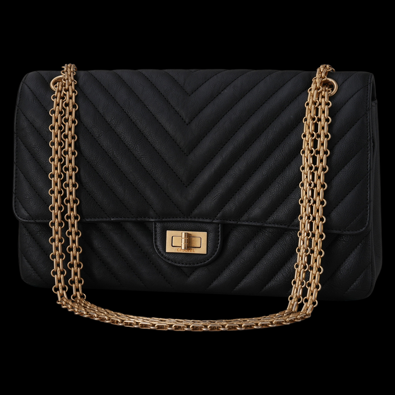 CHANEL(USED)샤넬 2.55 빈티지 쉐브론 클래식27.5