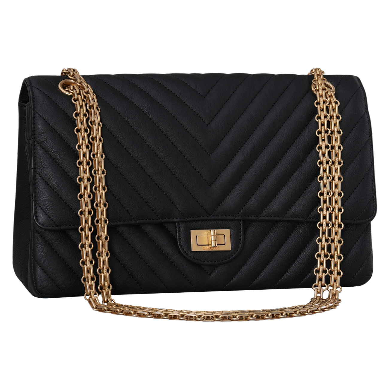 CHANEL(USED)샤넬 2.55 빈티지 쉐브론 클래식27.5