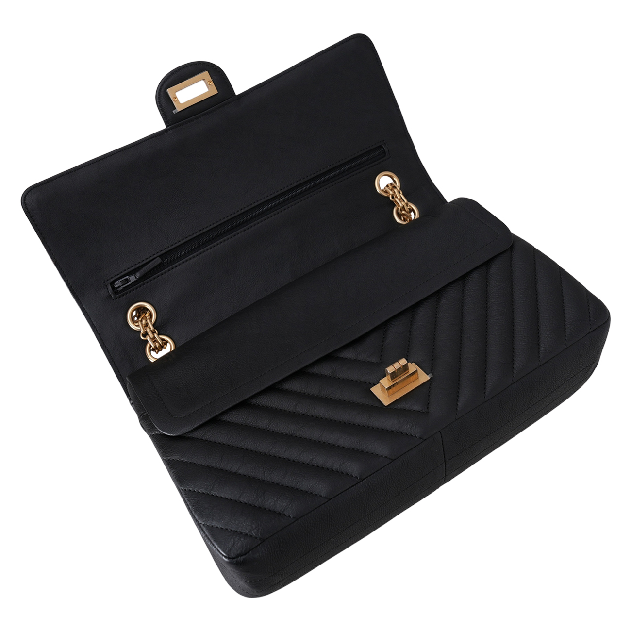 CHANEL(USED)샤넬 2.55 빈티지 쉐브론 클래식27.5