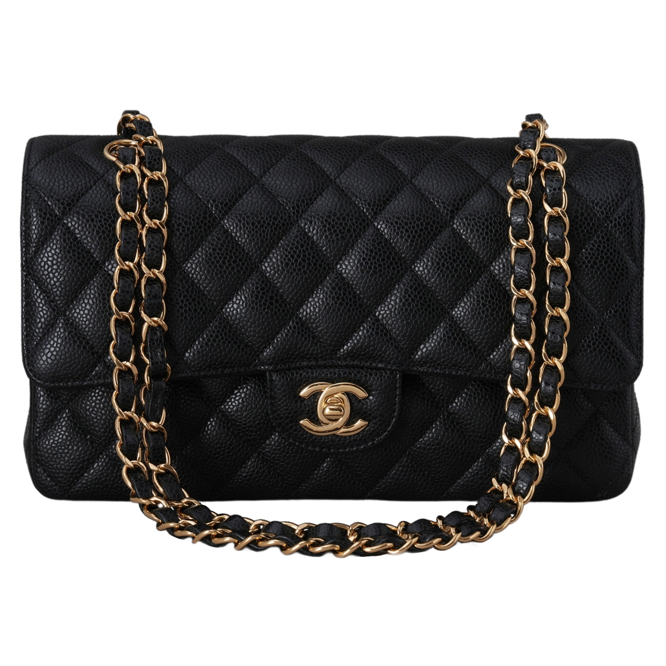 CHANEL(USED)샤넬 캐비어 클래식 미듐 플랩백