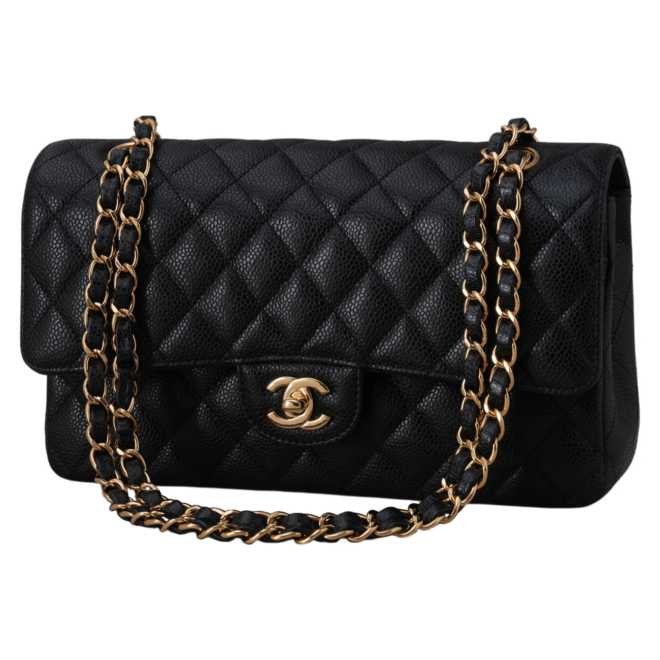 CHANEL(USED)샤넬 캐비어 클래식 미듐 플랩백