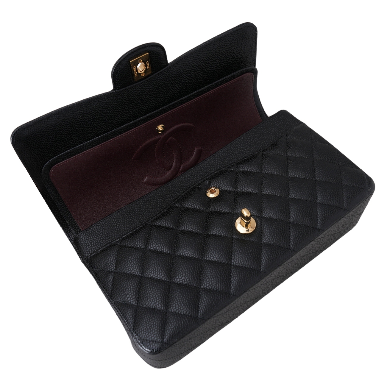CHANEL(USED)샤넬 캐비어 클래식 미듐 플랩백
