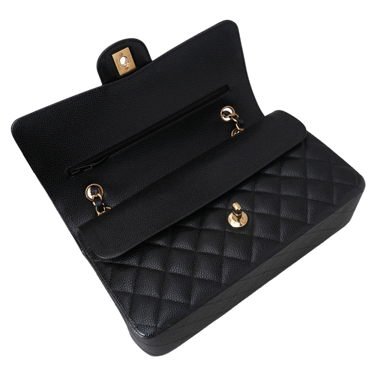 CHANEL(USED)샤넬 캐비어 클래식 미듐 플랩백