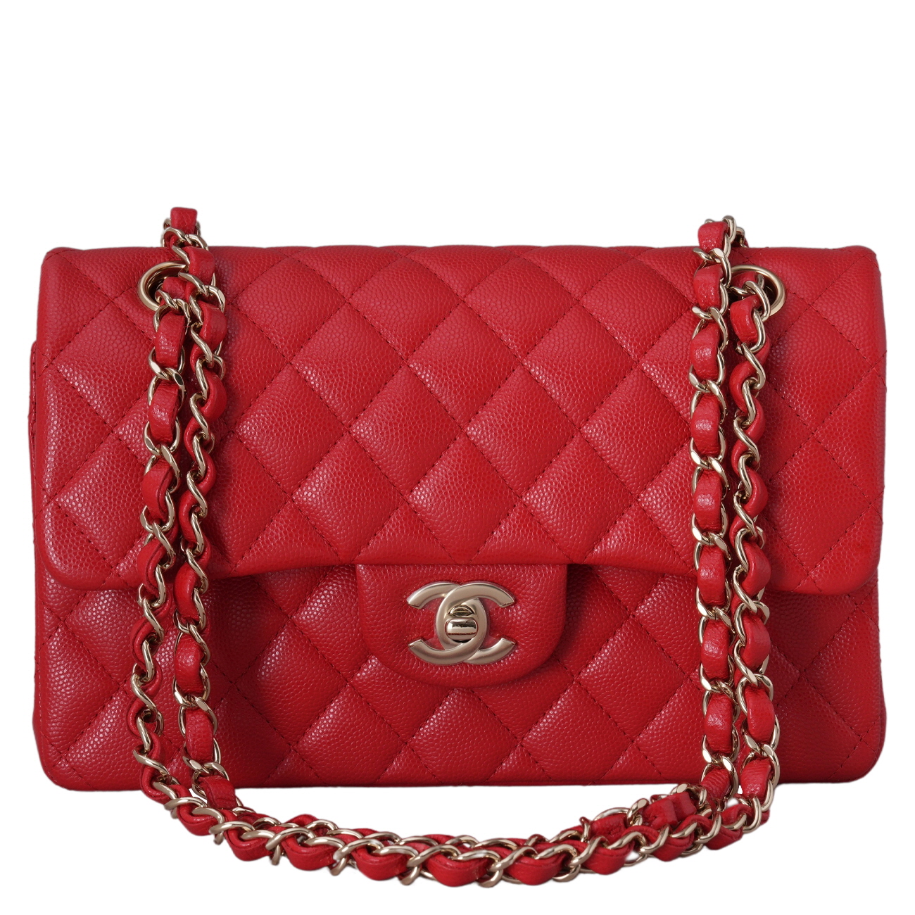 CHANEL(USED)샤넬 캐비어 클래식 스몰 플랩백