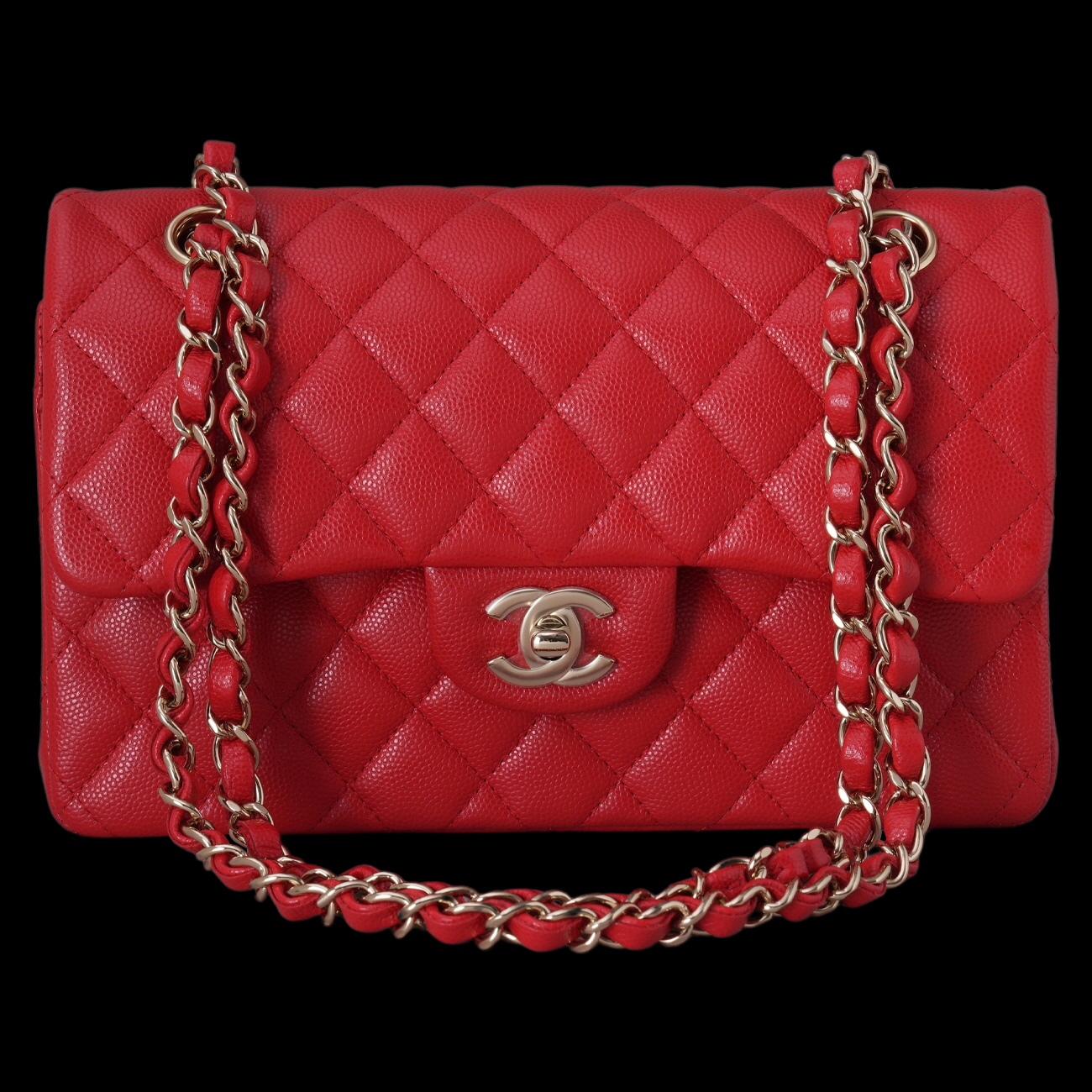 CHANEL(USED)샤넬 캐비어 클래식 스몰 플랩백